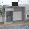 vidaXL Scrivania Cassetto grigio sonoma 100x40x73cm Legno ingegnerizzato