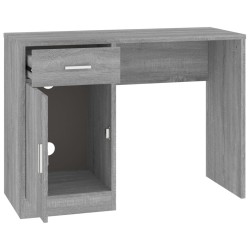 vidaXL Scrivania Cassetto grigio sonoma 100x40x73cm Legno ingegnerizzato