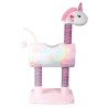 Pets Collection Tiragraffi per Gatti Unicorno Rosa 40x30x85 cm