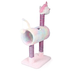 Pets Collection Tiragraffi per Gatti Unicorno Rosa 40x30x85 cm