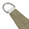 Parasole a Vela in Tela Oxford Quadrato 3x3 m Beige