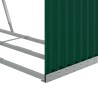 Portaceppi Verde 120x45x140 cm in Acciaio Zincato