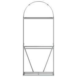 Portaceppi Antracite 80x45x190 cm in Acciaio Zincato