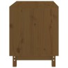 vidaXL Casetta per Cani Miele 70x50x62 cm in Legno Massello di Pino