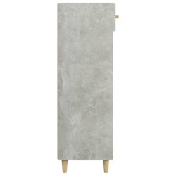 vidaXL Scarpiera Grigio Cemento 60x35x105 cm in Legno ingegnerizzato