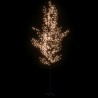 vidaXL Albero di Ciliegio con 672 LED Bianco Caldo 400 cm