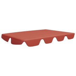 Baldacchino per Dondolo Giardino Terracotta 150/130x70/105 cm