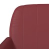 Panca Rosso Vino 107x80x81 cm in Similpelle