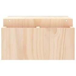 Supporto per Monitor 70x27,5x15cm in Legno Massello di Pino