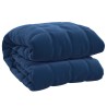 vidaXL Coperta Ponderata Blu 122x183 cm 5 kg Tessuto