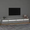 vidaXL Mobile Porta TV con Luci LED Grigio Cemento 270x35x40 cm