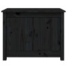 vidaXL Tavolino da Salotto Nero 71x49x55 cm in Legno Massello di Pino