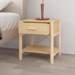 Tavolini da Letto 2pz 42x38x45 cm in Legno ingegnerizzato