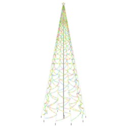 vidaXL Albero di Natale con Puntale Colorato 3000 LED 800 cm