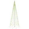 vidaXL Albero di Natale con Puntale Colorato 3000 LED 800 cm