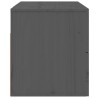 vidaXL Comodini a Muro 2 pz Grigio 50x36x40 cm