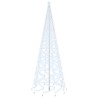 vidaXL Albero di Natale con Puntale Bianco Freddo 3000 LED 800 cm