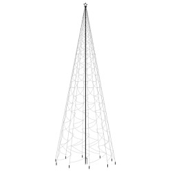 vidaXL Albero di Natale con Puntale Bianco Caldo 3000 LED 800 cm