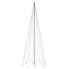 vidaXL Albero di Natale con Puntale Bianco Caldo 3000 LED 800 cm