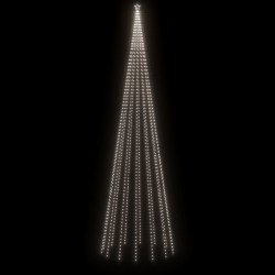 vidaXL Albero di Natale a Cono Bianco Freddo 1134 LED 230x800 cm