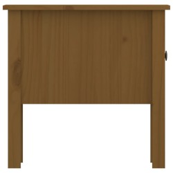 vidaXL Tavolino Miele 50x50x49 cm Legno Massello di Pino