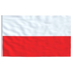 Asta e Bandiera Polonia 6,23 m Alluminio