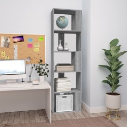 vidaXL Libreria Grigio Sonoma 45x24x160 cm in Legno ingegnerizzato