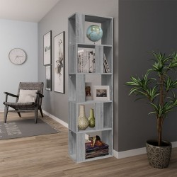 vidaXL Libreria Grigio Sonoma 45x24x160 cm in Legno ingegnerizzato