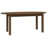 vidaXL Tavolino da Salotto Miele 110x55x45 cm Legno Massello di Pino