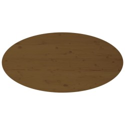 vidaXL Tavolino da Salotto Miele 110x55x45 cm Legno Massello di Pino