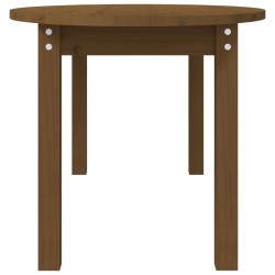 vidaXL Tavolino da Salotto Miele 110x55x45 cm Legno Massello di Pino