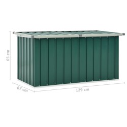 Baule da Giardino Verde 129x67x65 cm