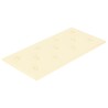 Pannelli Murali 12 pz Crema 60x30 cm Similpelle 2,16 m²