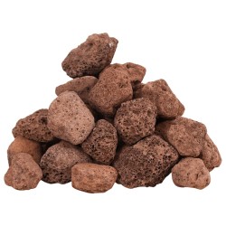 Rocce Vulcaniche 25 kg Rosse 3-5 cm