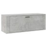 vidaXL Scarpiera a Muro Grigio Cemento100x35x38cm in Legno ingegnerizzato