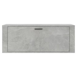 vidaXL Scarpiera a Muro Grigio Cemento100x35x38cm in Legno ingegnerizzato