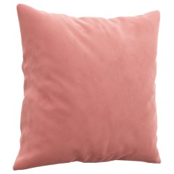 vidaXL Cuscini Decorativi 2 pz Rosa 40x40 cm in Velluto