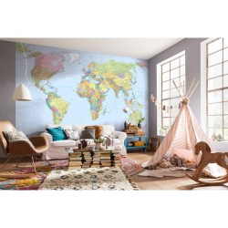 Komar Fotomurale World Map XXL 368x248 cm XXL4-038