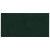 Pannelli Murali 12 pz Verde Scuro 60x30 cm in Velluto 2,16 m²