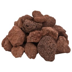 Rocce Vulcaniche 25 kg Rosse 5-8 cm