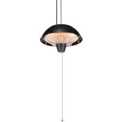 Tristar Riscaldatore Patio da Soffitto KA-5273 1500 W Alogeno Nero