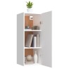 vidaXL Armadietto a Muro Bianco 34,5x34x90 cm in Legno ingegnerizzato