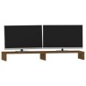 Supporto per Monitor Miele 100x27x10 cm Legno Massello di Pino