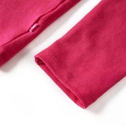 Maglietta da Bambina a Maniche Lunghe Fucsia 128