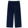 Pantaloni da Bambino in Velluto a Coste Blu Marino 140