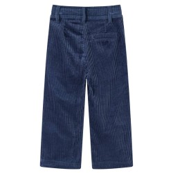 Pantaloni da Bambino in Velluto a Coste Blu Marino 92