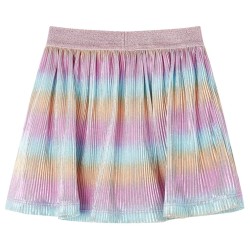 Gonna da Bambina Stampa Arcobaleno Multicolore 116