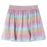 Gonna da Bambina Stampa Arcobaleno Multicolore 116