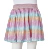 Gonna da Bambina Stampa Arcobaleno Multicolore 116