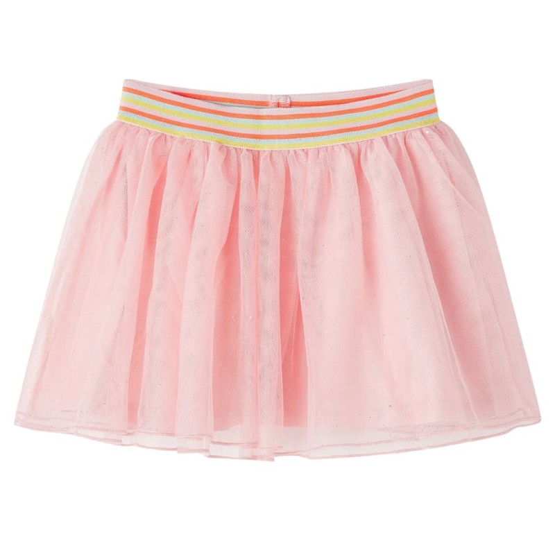 Gonna da Bambina con Tulle Rosa Chiaro 140